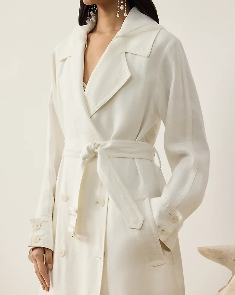 Maiden Washed Canvas Trench Coat