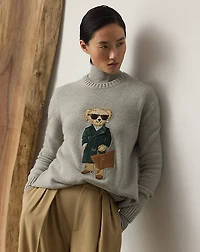 Racing Green Trench Polo Bear Sweater