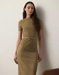 Lindsay Hybrid Short-Sleeve Day Dress
