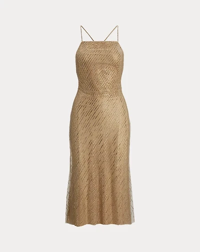 Donnely Embellished Tulle Cocktail Dress