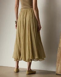 Jordyn Pleated Chiffon Skirt