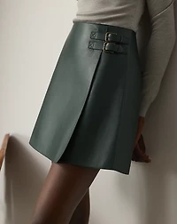 Kyler Lambskin Miniskirt