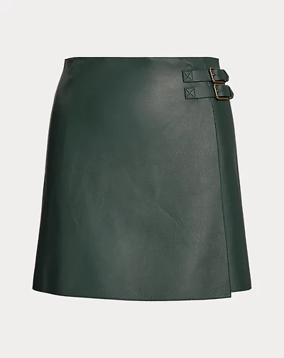 Kyler Lambskin Miniskirt