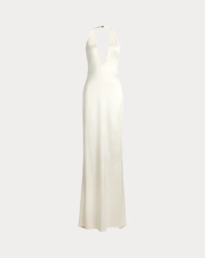 Cladwell Stretch Satin Evening Dress