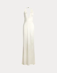 Cladwell Stretch Satin Evening Dress