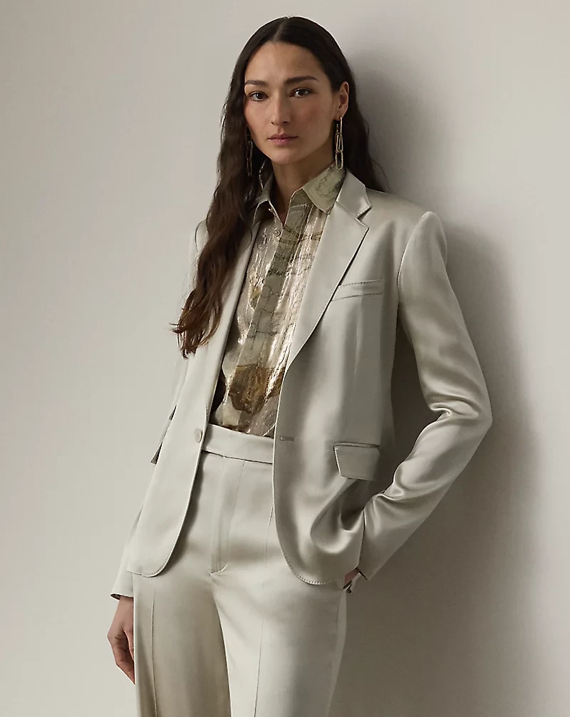 Parker Stretch Satin Jacket