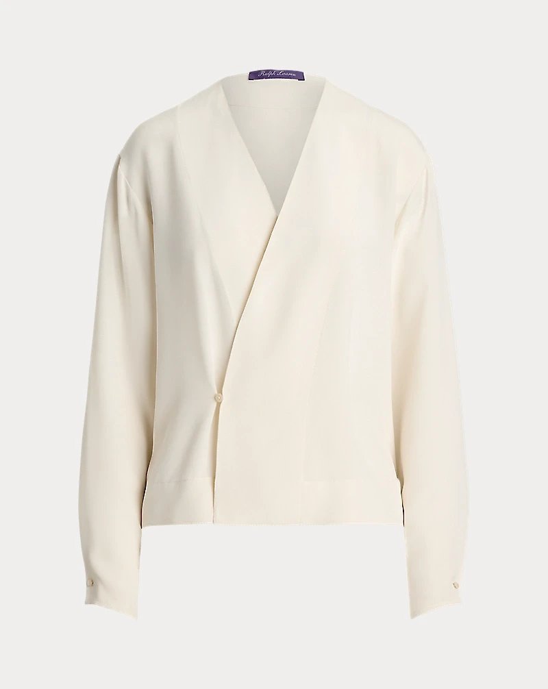 Liora Silk Marocaine Wrap Blouse