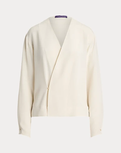 Liora Silk Marocaine Wrap Blouse