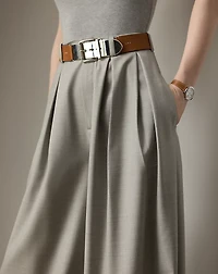 Greer Wool Pleated Pant