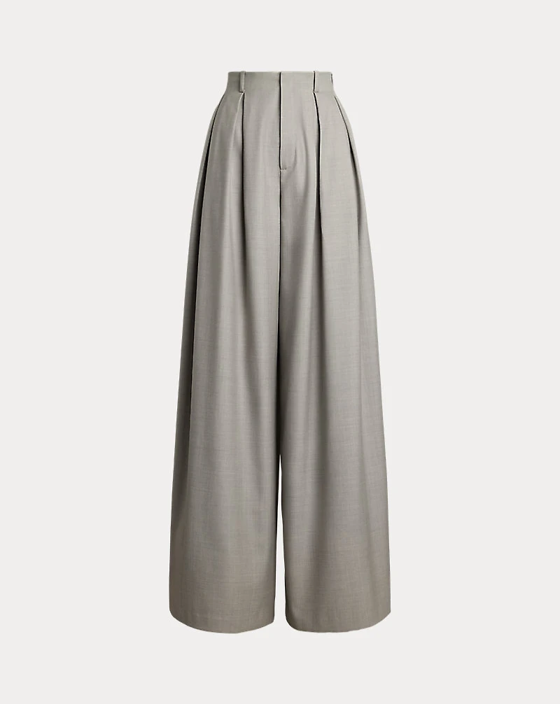 Greer Wool Pleated Pant