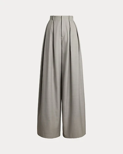 Greer Wool Pleated Pant