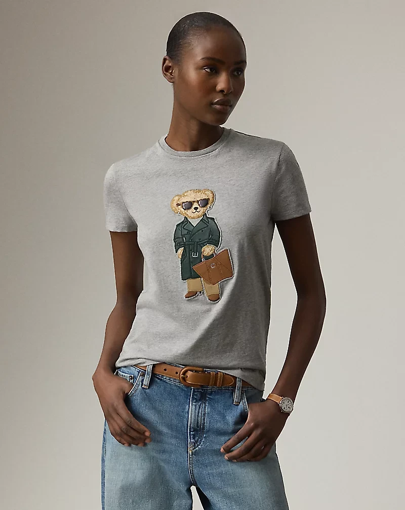Racing Green Trench Polo Bear Cotton Tee