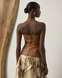 Chelsey Lambskin Bustier