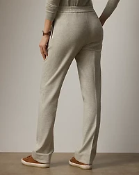 Tailored Cotton-Cashmere Fleece Pant