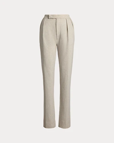 Tailored Cotton-Cashmere Fleece Pant