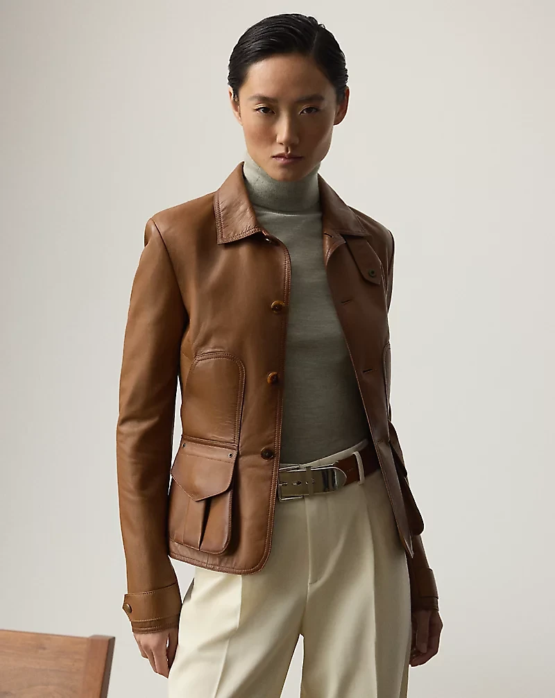 Naylor Burnished Lambskin Jacket