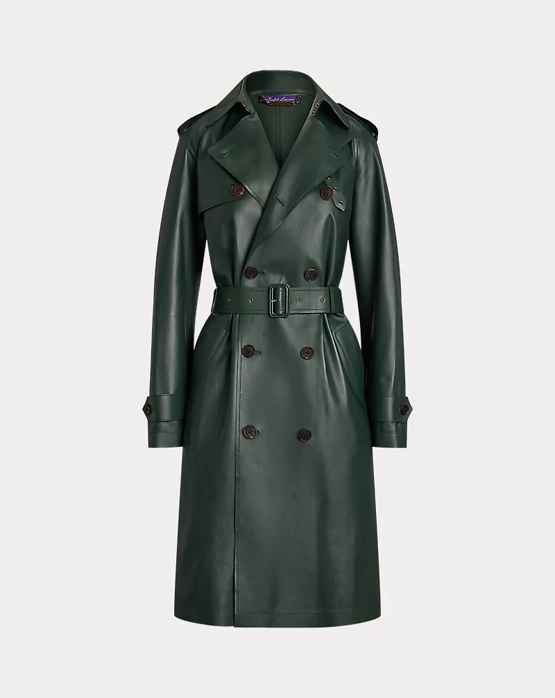 Niles Lambskin Trench Coat