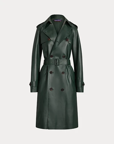 Niles Lambskin Trench Coat