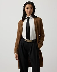 Cashmere-Alpaca Long Cardigan