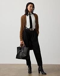 Cashmere-Alpaca Long Cardigan