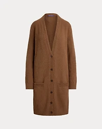 Cashmere-Alpaca Long Cardigan