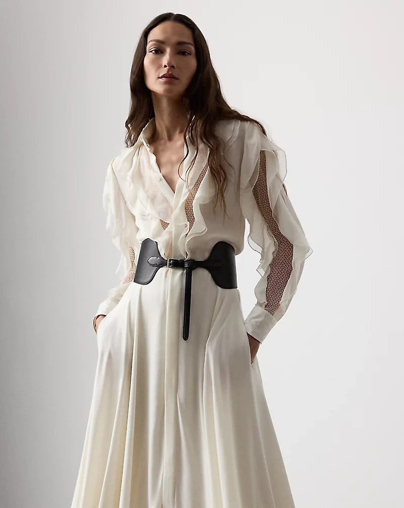 Melony Silk Georgette Day Dress