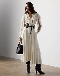 Melony Silk Georgette Day Dress
