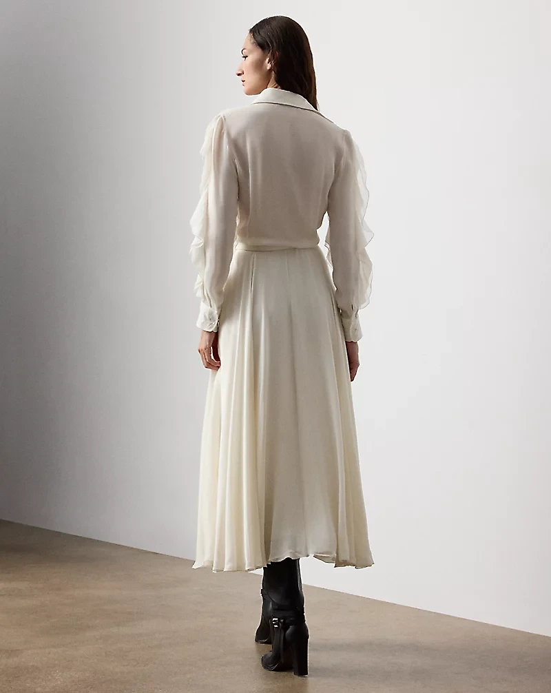 Melony Silk Georgette Day Dress
