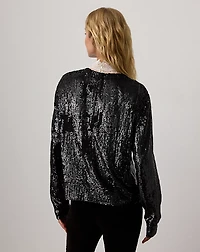 Sharon Embellished Tulle Top