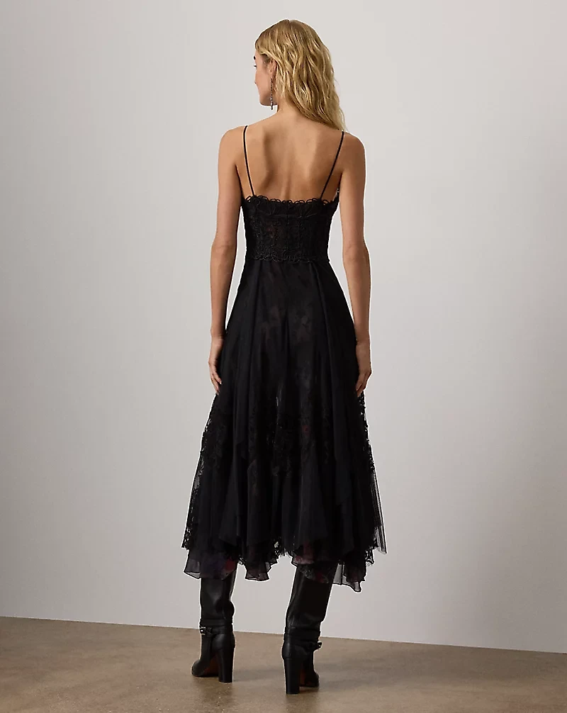 Quinn Embroidered Tulle Cocktail Dress