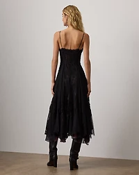 Quinn Embroidered Tulle Cocktail Dress