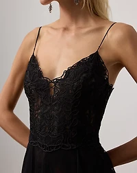 Quinn Embroidered Tulle Cocktail Dress