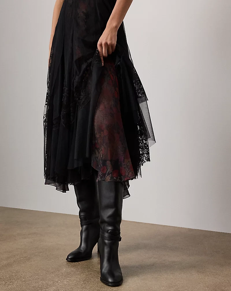 Quinn Embroidered Tulle Cocktail Dress