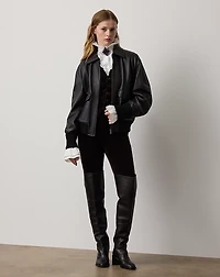 Coale Lambskin Bomber Jacket