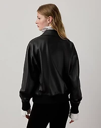 Coale Lambskin Bomber Jacket
