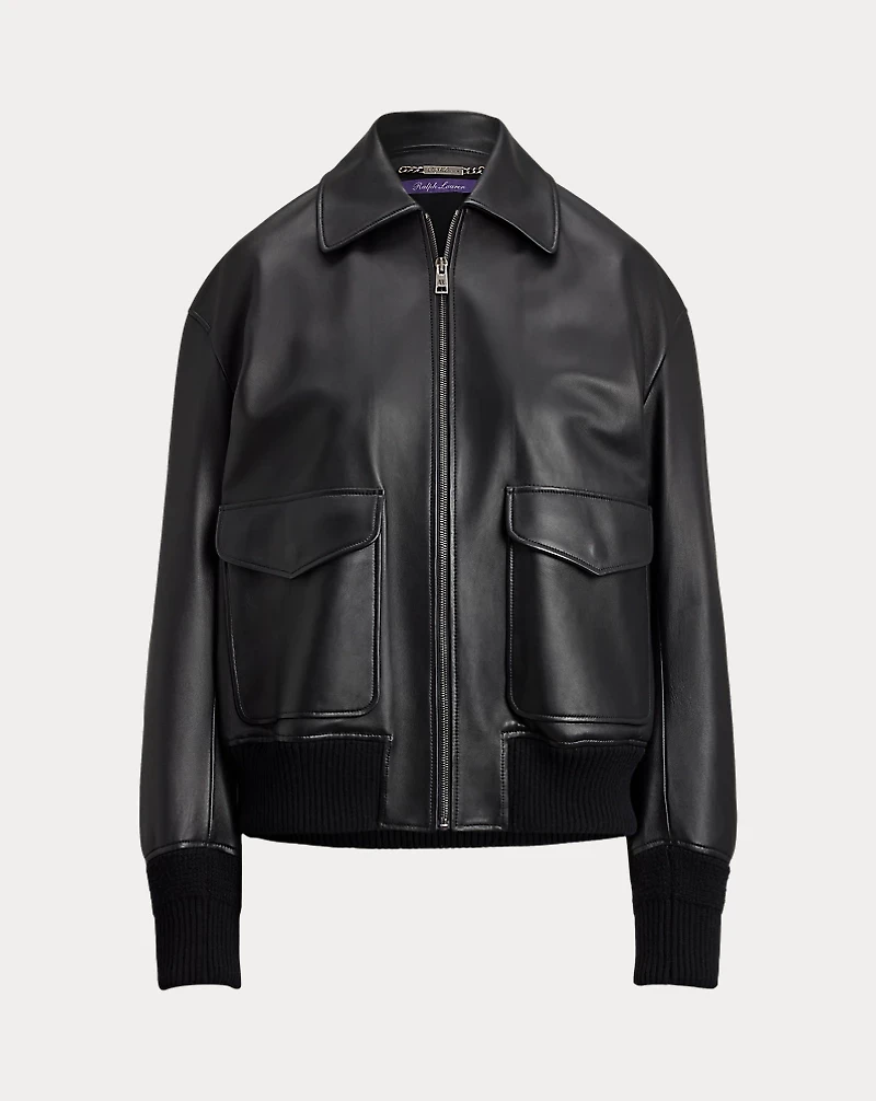 Coale Lambskin Bomber Jacket