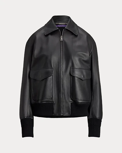 Coale Lambskin Bomber Jacket