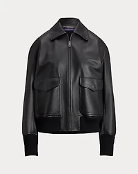 Coale Lambskin Bomber Jacket