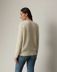 Embellished Cashmere Flag Sweater