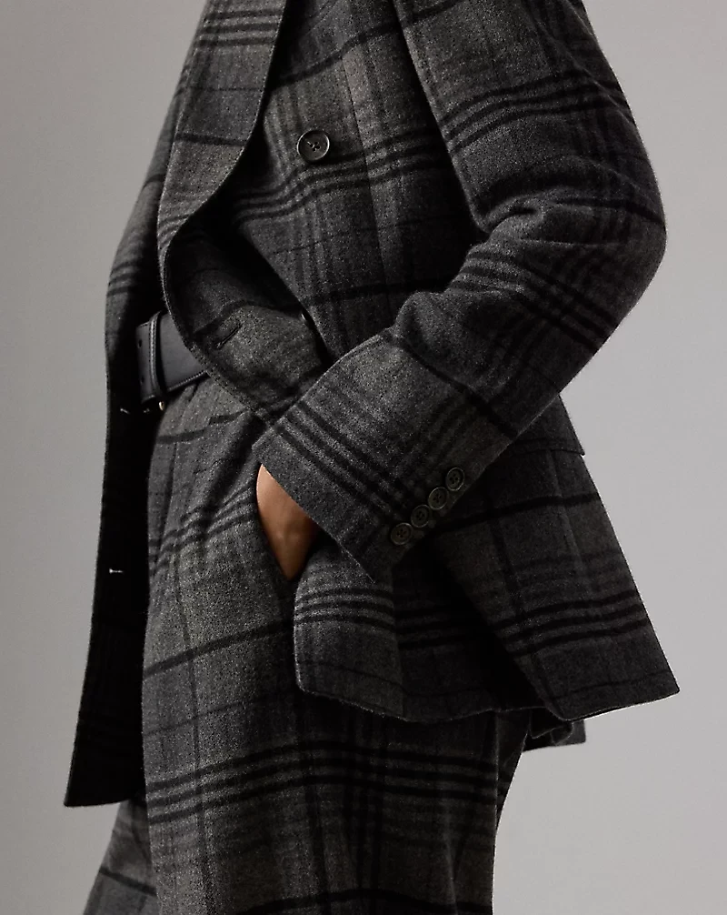 Kent Plaid Wool Jacket