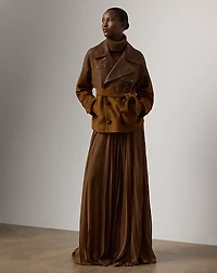 Marsha Pleated Chiffon Maxiskirt