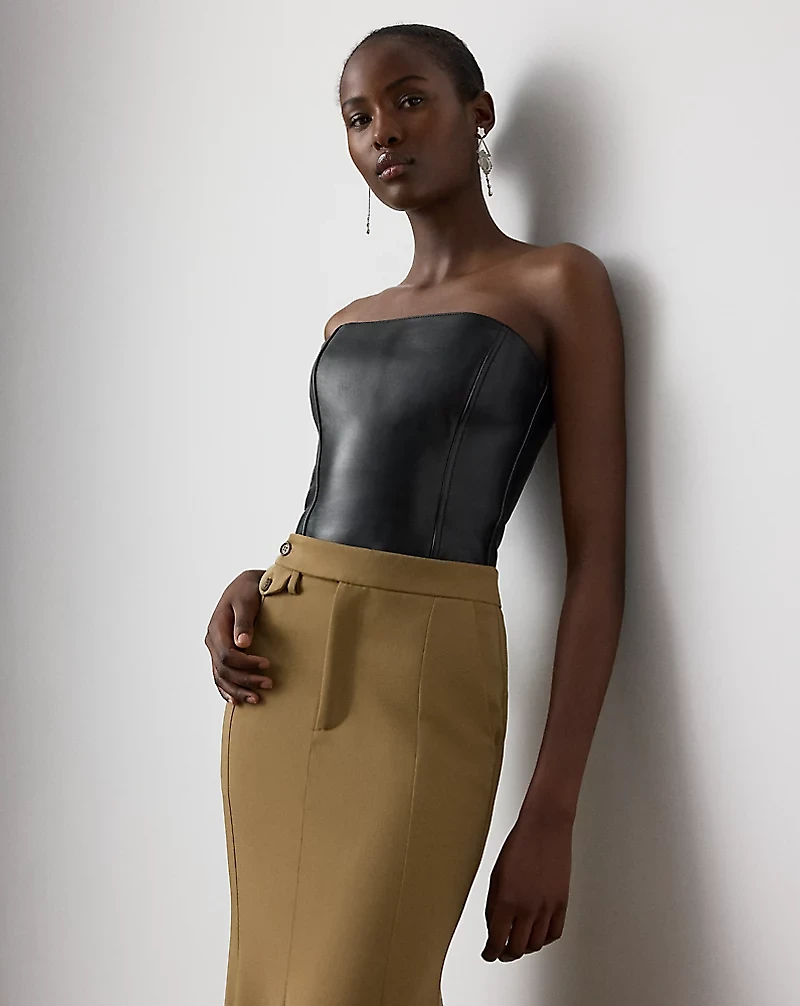 Gwyneth Lambskin Bustier