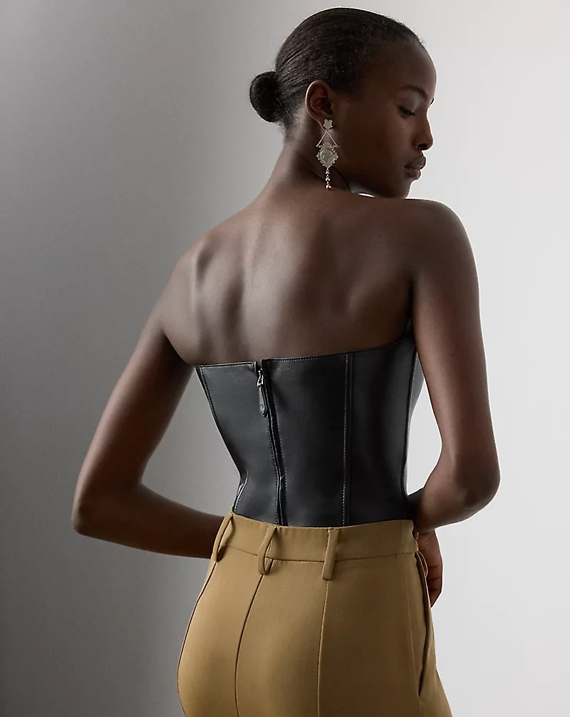 Gwyneth Lambskin Bustier
