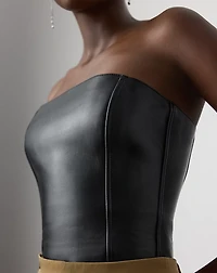 Gwyneth Lambskin Bustier