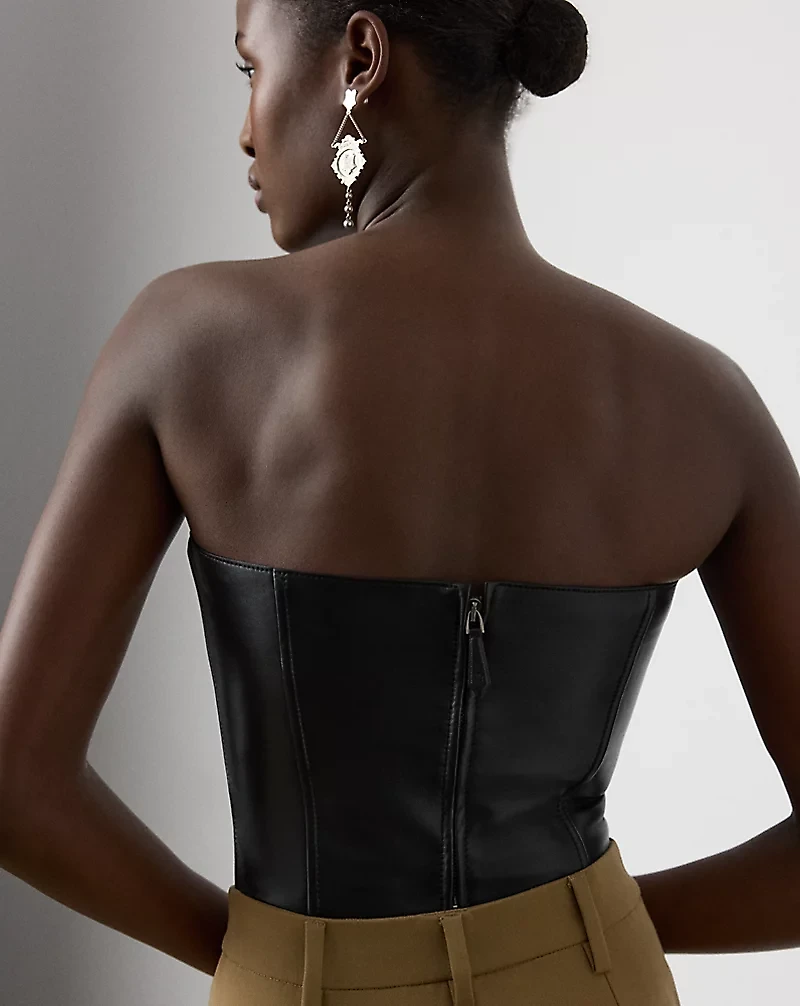 Gwyneth Lambskin Bustier