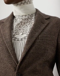 Hailey Tick-Weave Wool Jacket