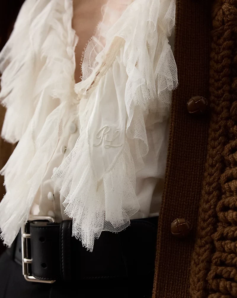 Kensley Cotton-Silk Voile Blouse