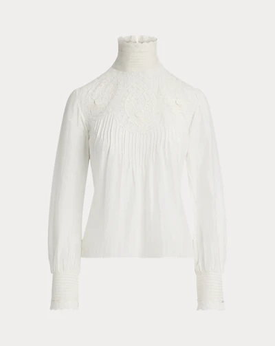 Lizzie Cotton-Silk Voile Blouse