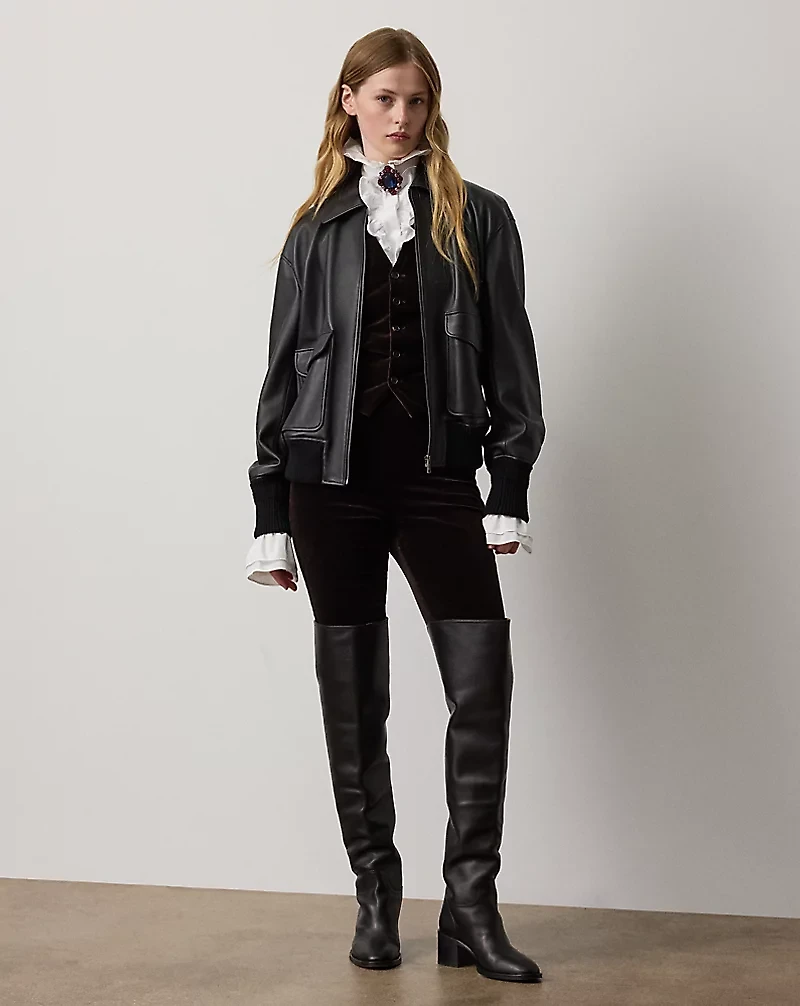 Jaiden Stretch Velvet Vest
