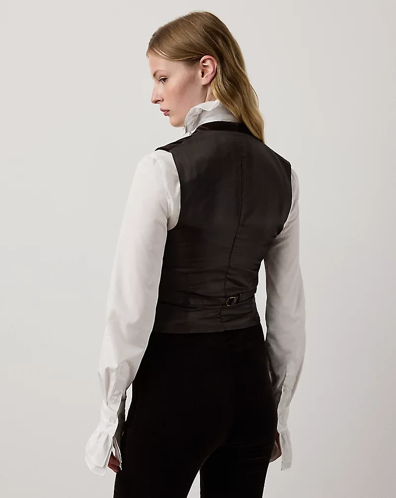 Jaiden Stretch Velvet Vest